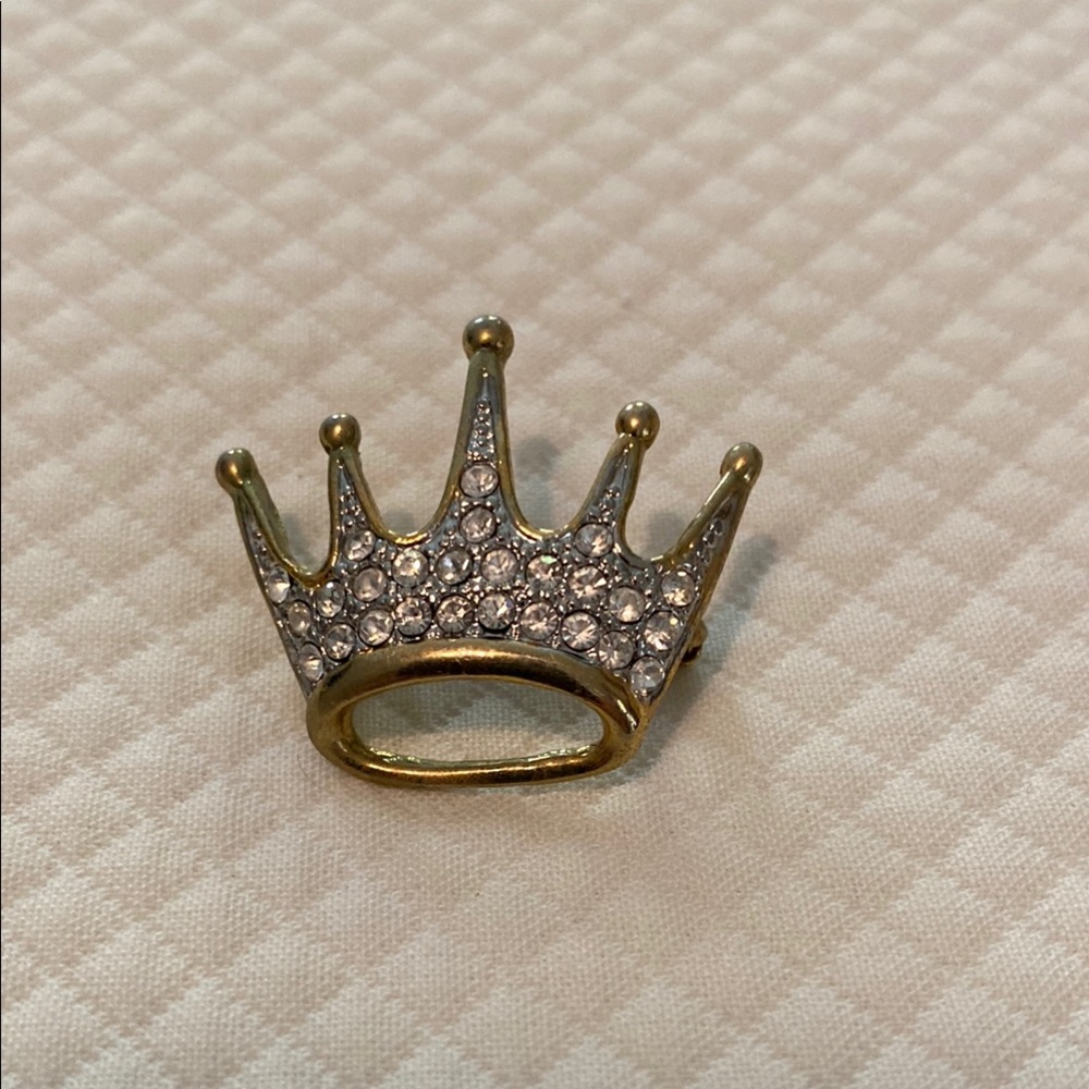 Crown Tiara Brooch Pin